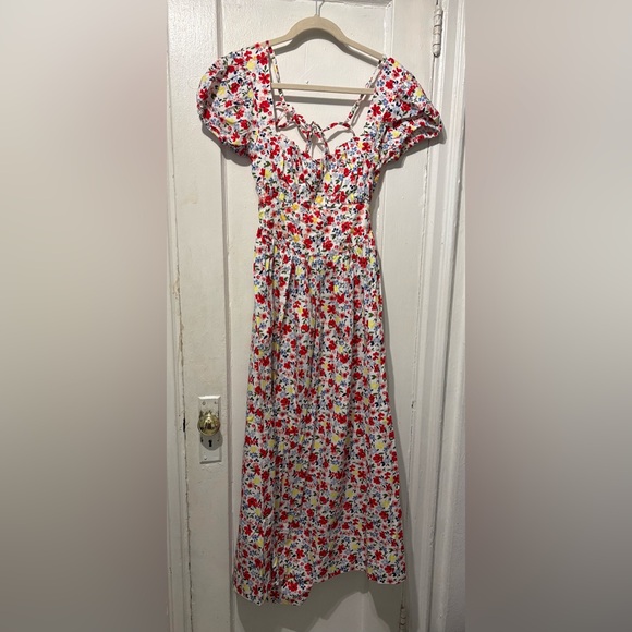 asos Dresses & Skirts - ASOS Floral Maxi Dress - Red and White